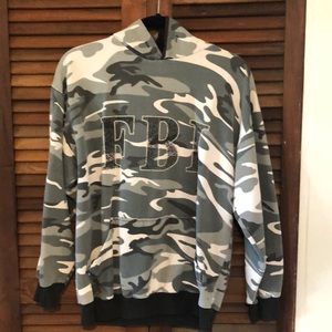 FBI camo hoodie